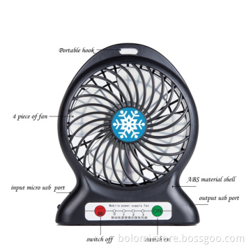 hot selling portable usb mini desk fan rechargeable battery for ventilation